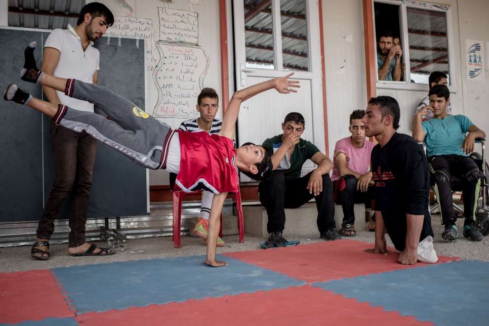 Disability no obstacle to Syrian refugee weightlifter