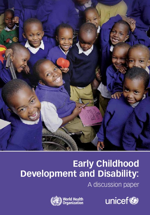 Early Childhood Development and Disability 
