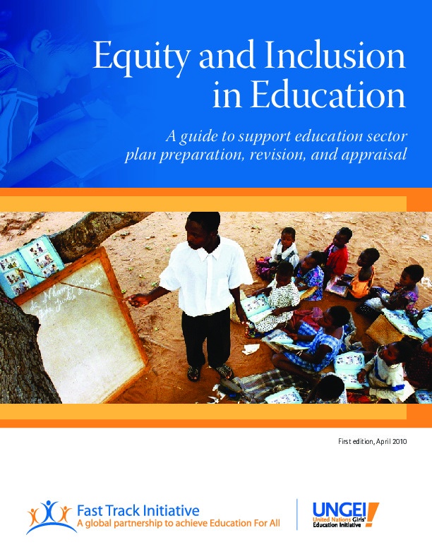 Equality and Inclusion in Education 