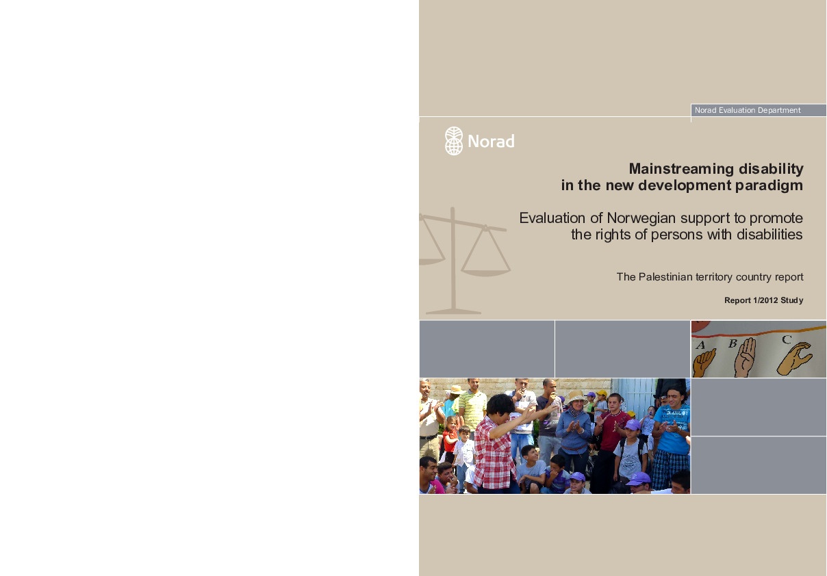 Main streaming disability in the new development paradigm