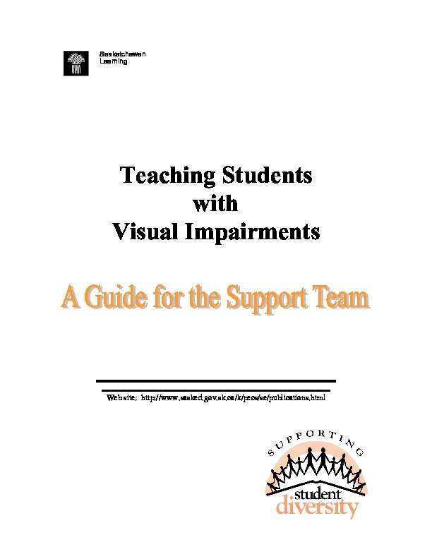 Teaching students with visual impairments 