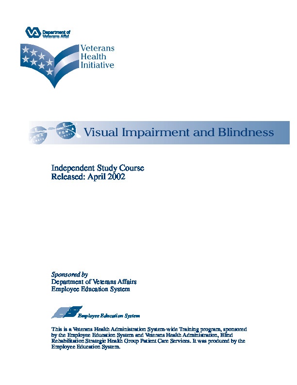 Visual Impairment and Blindness 
