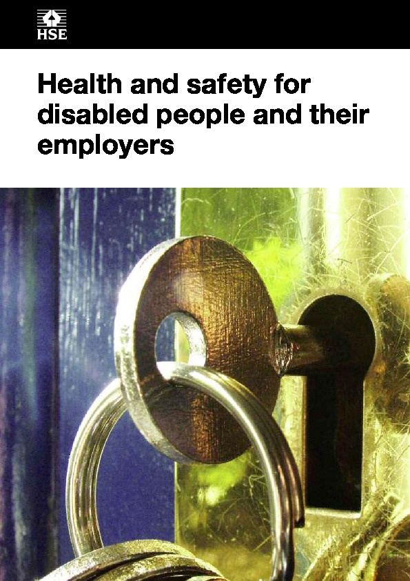 Health and Safety for disabled people and their employers 