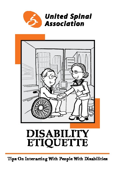 DISABILITY ETIQUETTE 