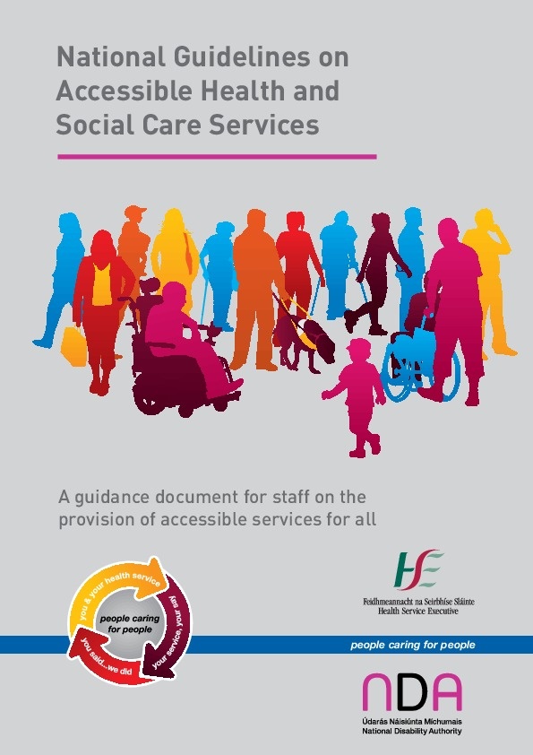 A guidance document for staff on the provision of accessible services for all 
