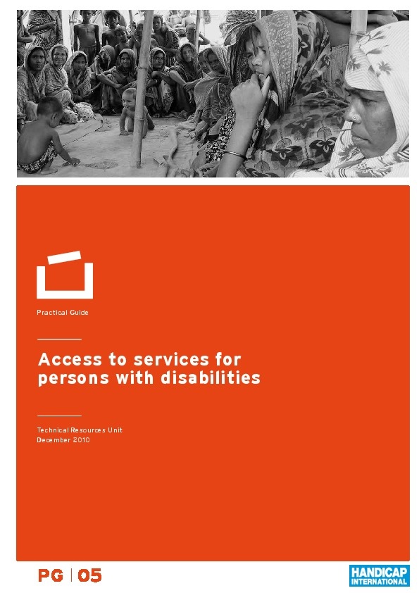 Access to services for persons with disabilities 