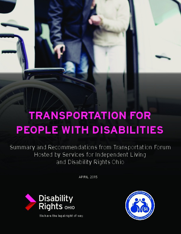 Transportation For People with Disabilities  