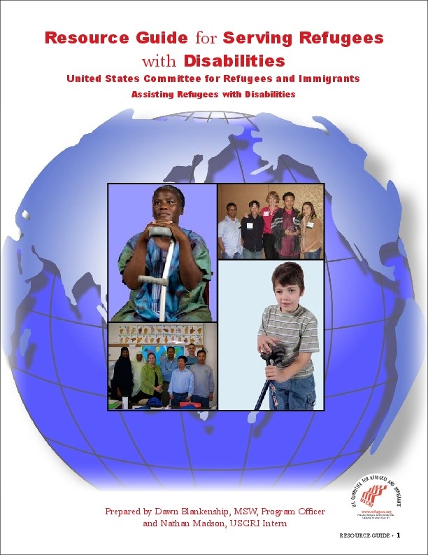 Resource Guide for Serving Refugees with Disabilities