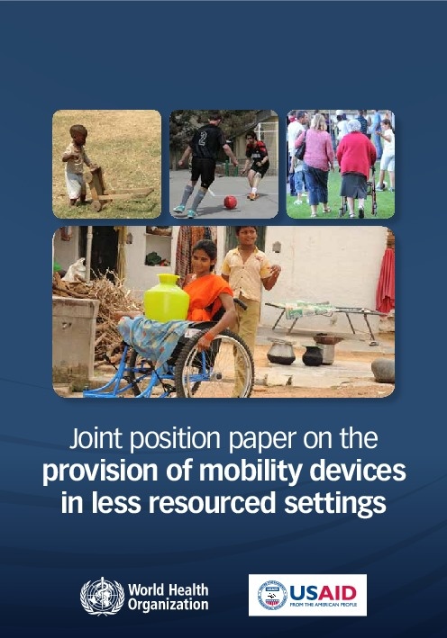 Joint position paper on the provision of mobility devices in less resourced settings