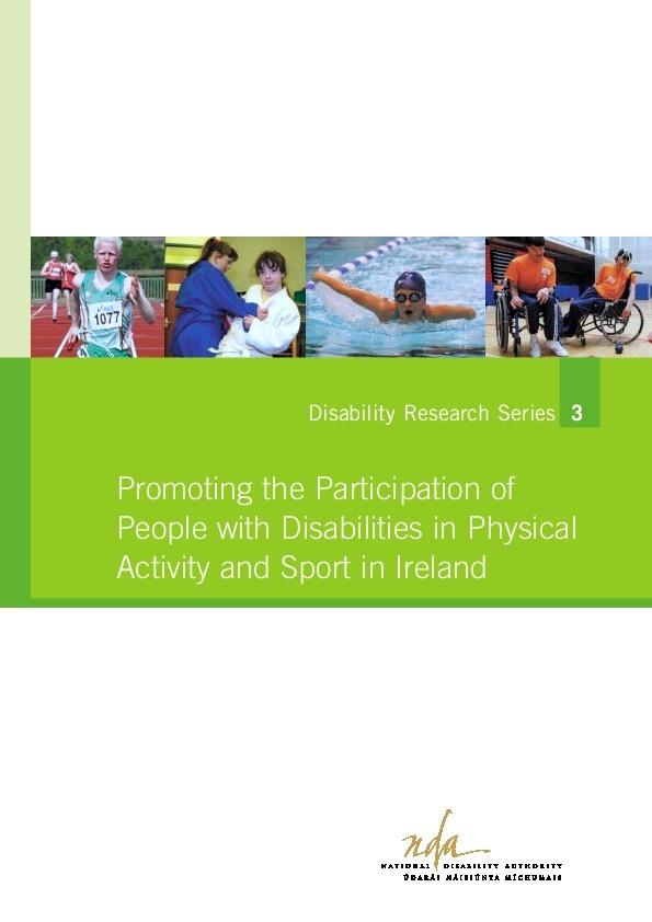 Promoting the participation of people with Disabilities in physical Activity and Sport in Ireland 