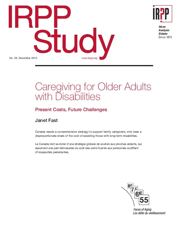 Caregiving for older Adults with Disability  :  Present Costs, Future Challenges
